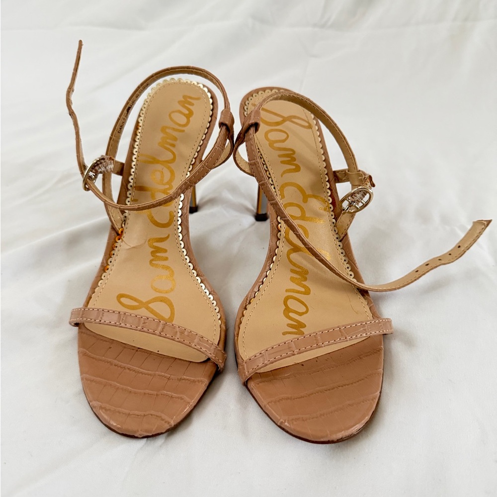 Sam Edelman Brown Strappy Heels